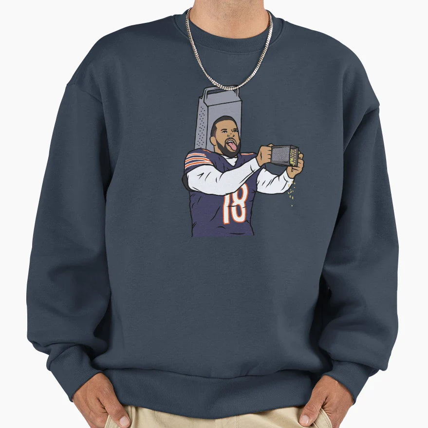 CW Cheese Grater Celebration Sweatshirt - Graphic Print Men Women