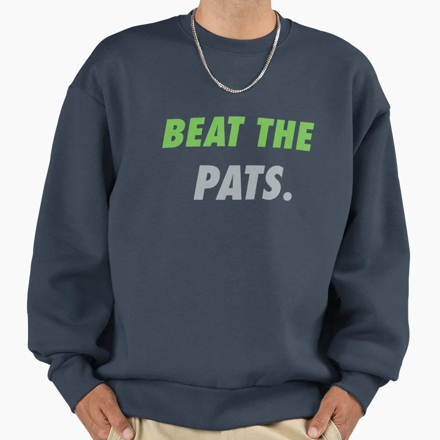 Beat Pats Sweatshirt - Minimalist Print Unisex