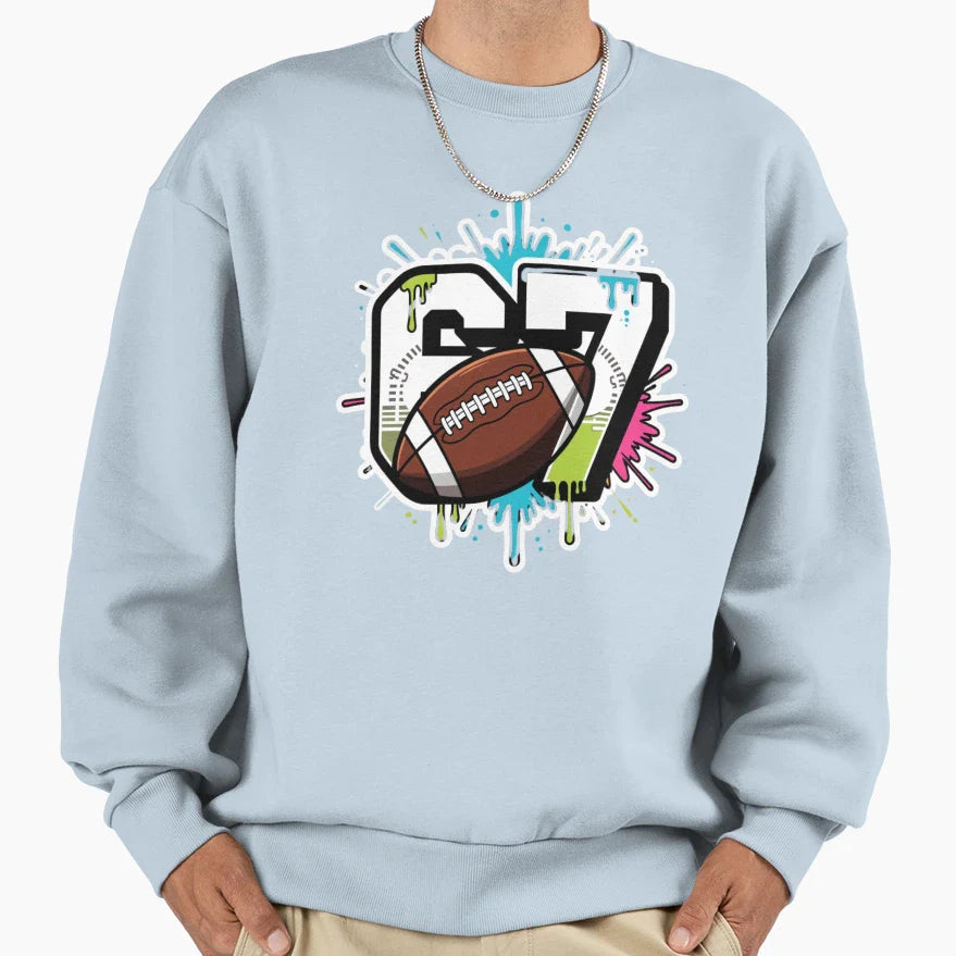 Football 67 Six Seven Funny Gen Sweatshirt - Custom Art Print Men Women