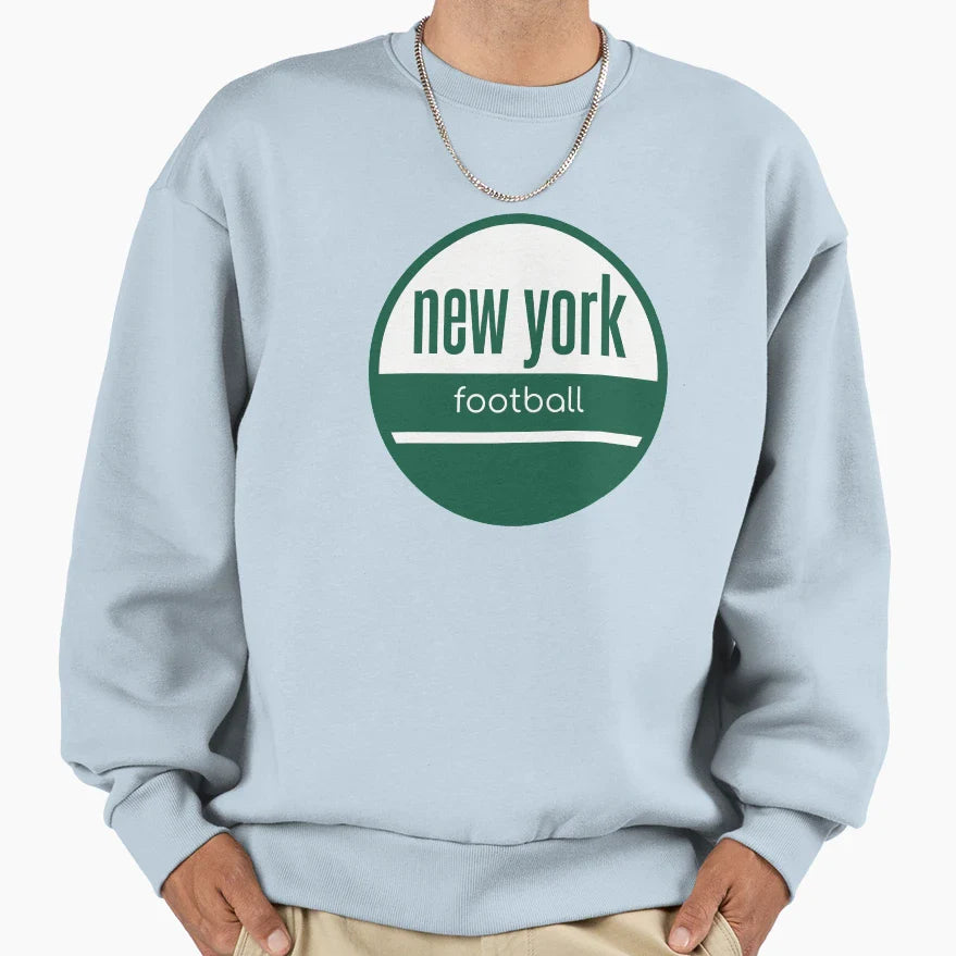 New York Football Sweatshirt - Unique Graphic Men Women