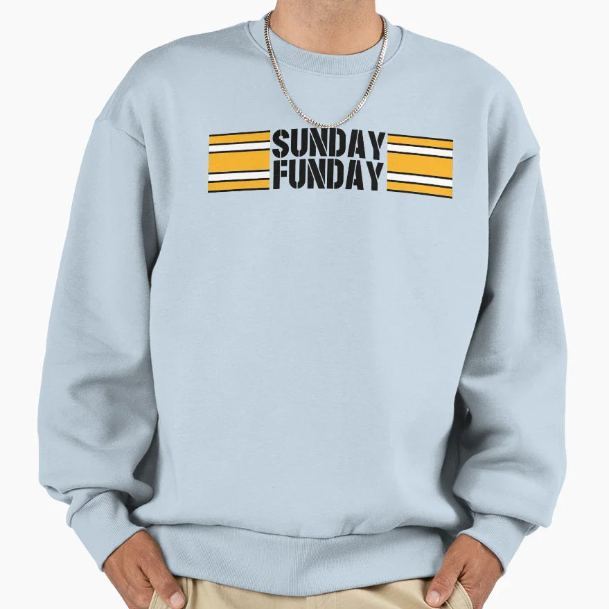 Sunday Funday Sweatshirt - Streetwear Style Men Women