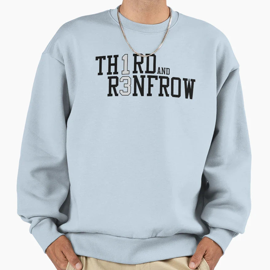 Third And Renfrow Sweatshirt - Trendy Graphic Men Women