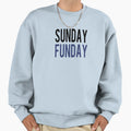 Sunday Funday Black Blue Sweatshirt - Casual Everyday Wear Unisex