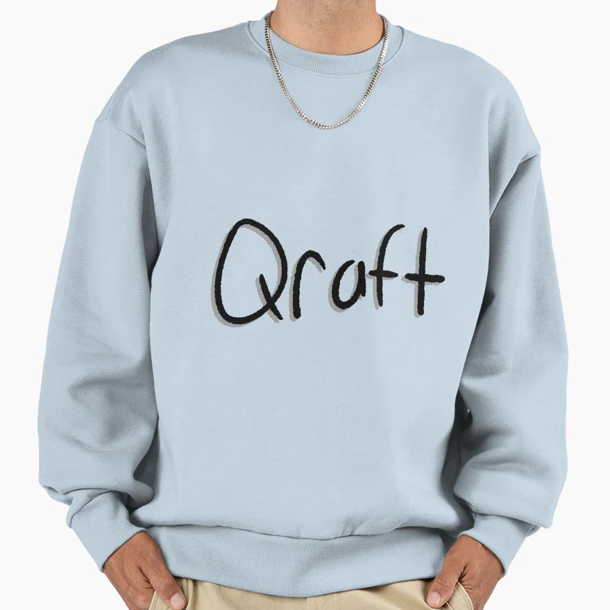 Qraft Sweatshirt - Streetwear Style Unisex