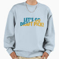 Lets Go Draft Pick Jax Split Sweatshirt - Casual Everyday Wear Unisex