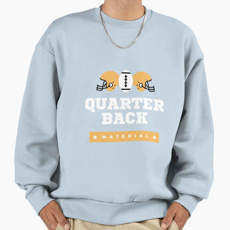 Quarter Back Nfl Sweatshirt - Trendy Graphic for Adults