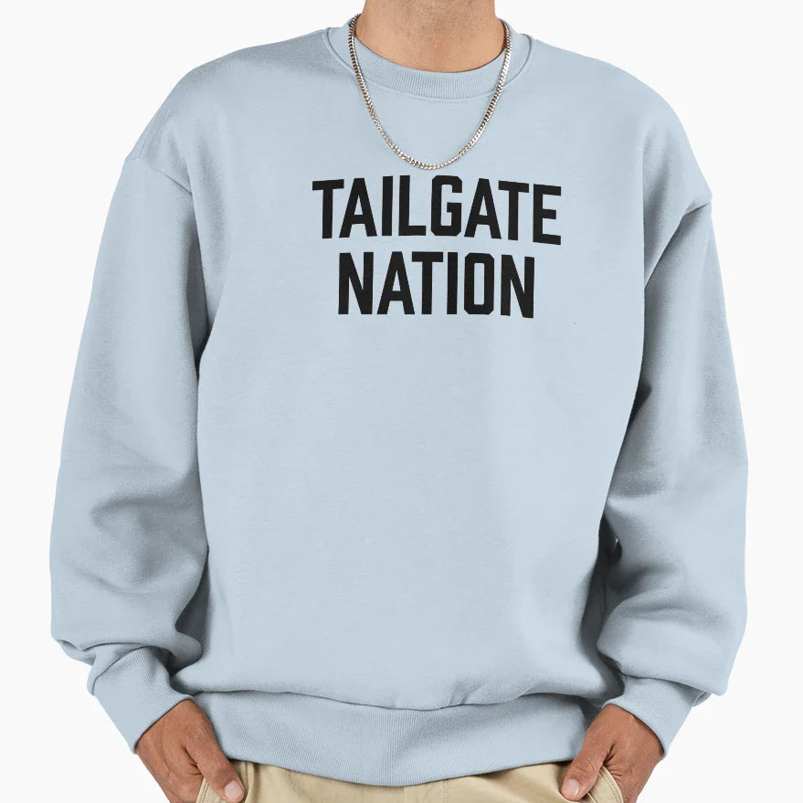 Tailgate Nation Sweatshirt - Graphic Print for Adults