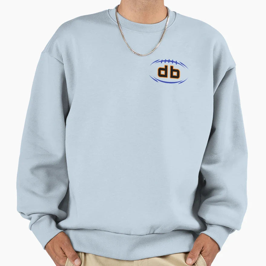 Denver Broncos American Football Sweatshirt - Fun Novelty Design for Adults