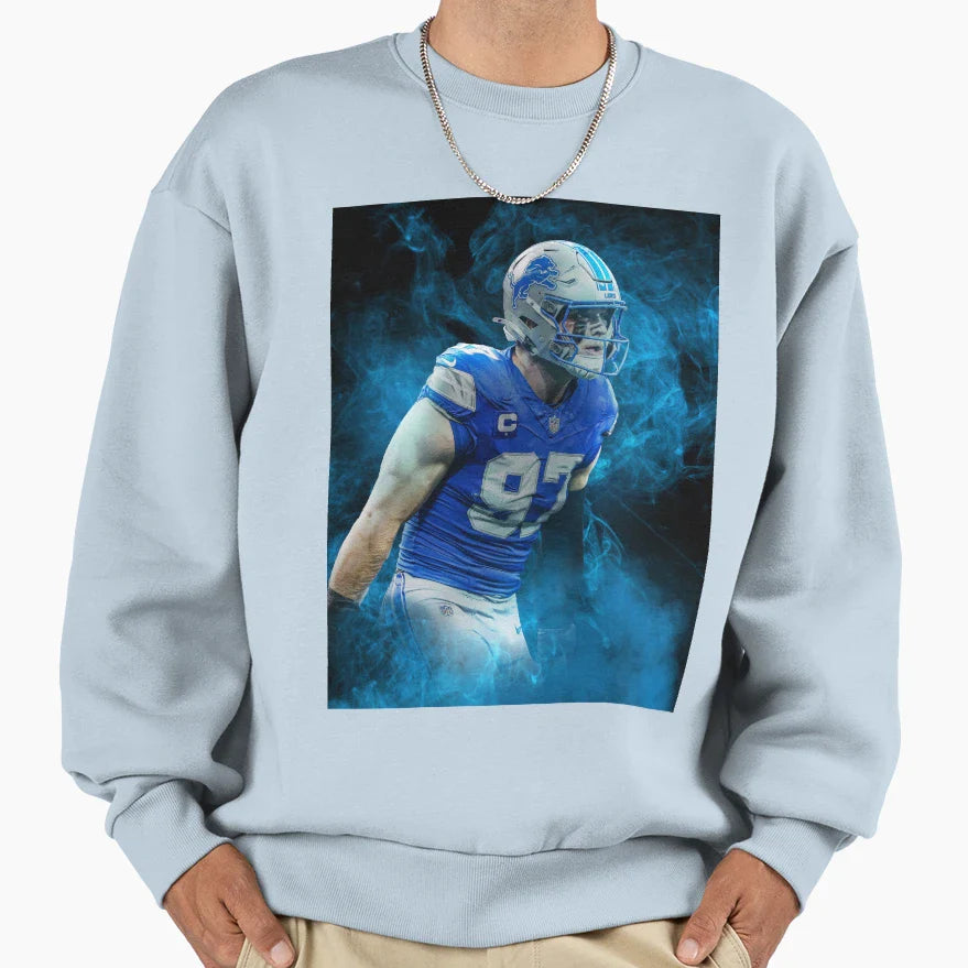 AH Detroit Sports Art Sweatshirt - Fun Novelty Design Unisex