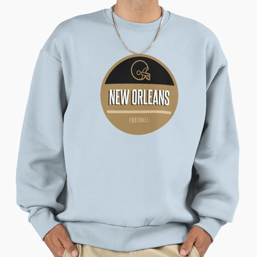New Orleans Football Sweatshirt - Fun Novelty Design Men Women