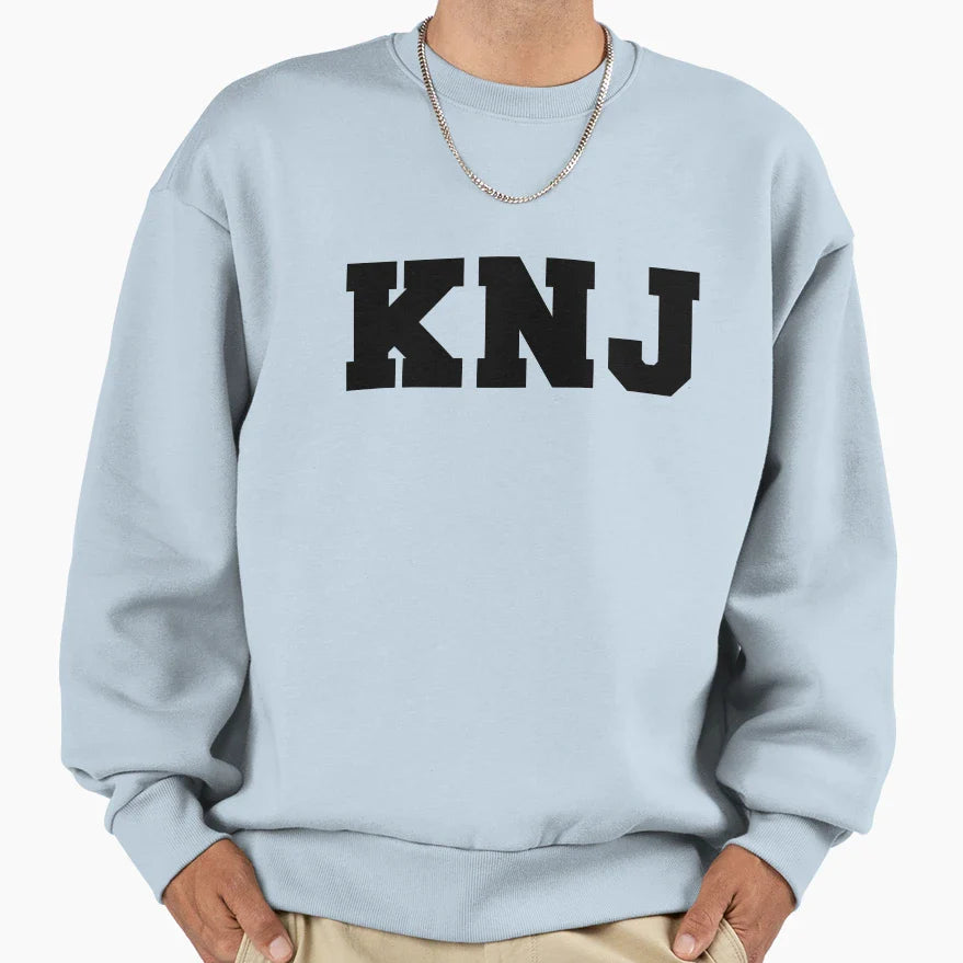 Knj Kian And Jc Logo Sweatshirt - Custom Art Print Men Women