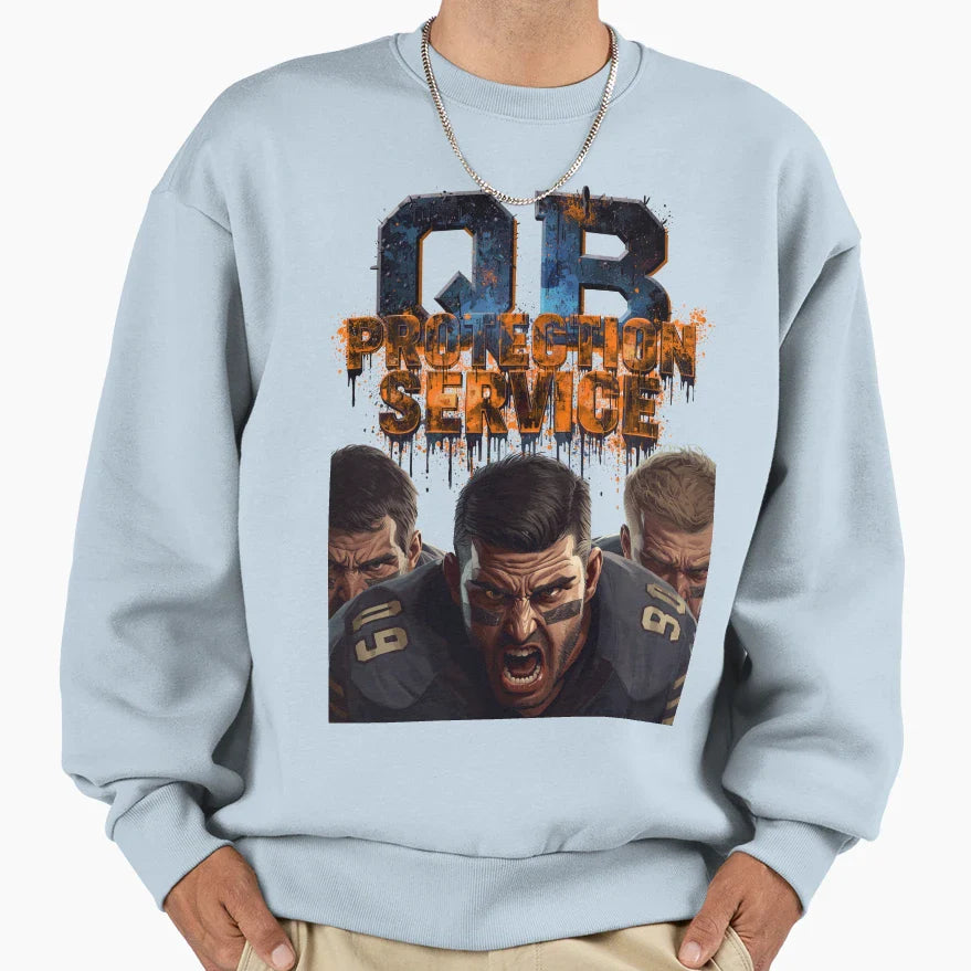 Offensive Line Qb Protection T-Shirt - Graphic Print Men Women