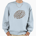 Sunday Funday Football Fan Sweatshirt - Fun Novelty Design Unisex