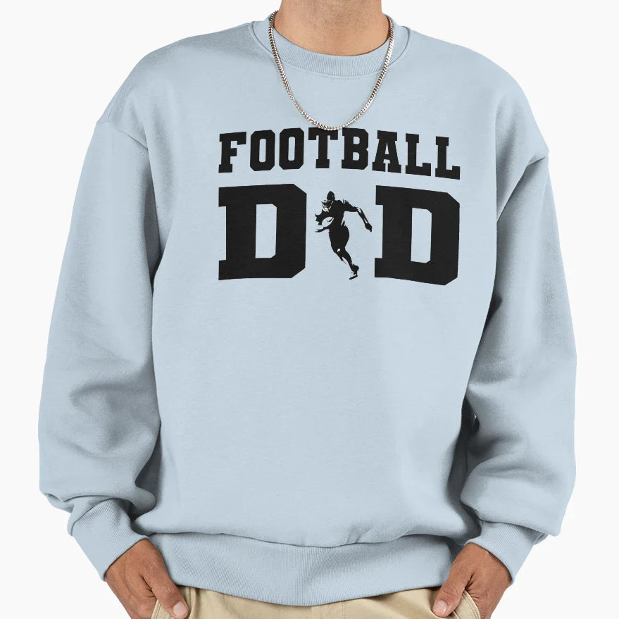 Football Dad Sweatshirt - Casual Everyday Wear Men Women