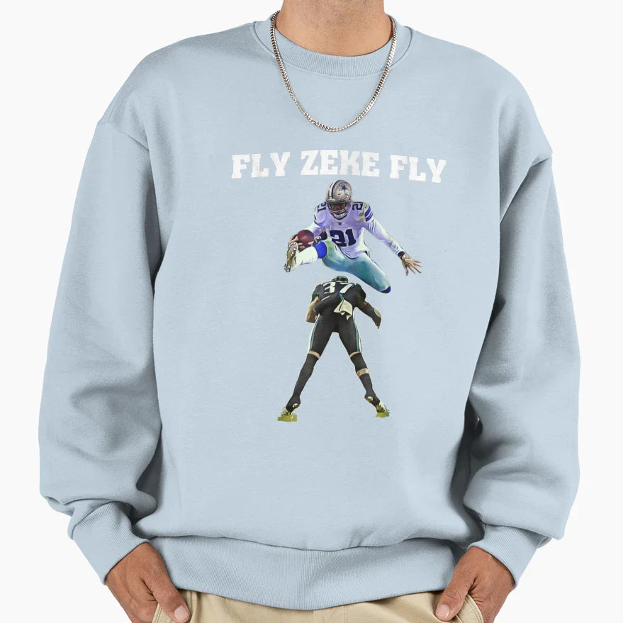 Fly Zeke Fly T-Shirt - Trendy Graphic Men Women