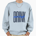 Drink And Draft Sweatshirt - Aesthetic Graphic for Adults