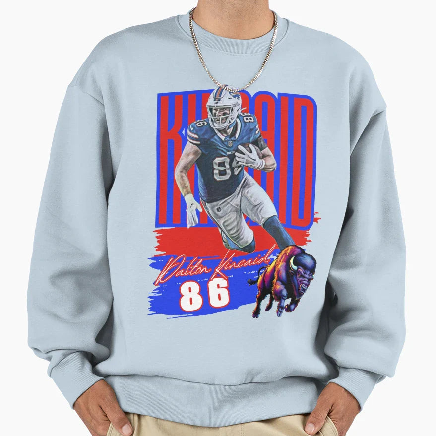 Dalton Kincaid Buffalo Bills Football Sweatshirt - Streetwear Style Unisex