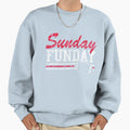 Sunday Funday Football Sweatshirt - Trendy Graphic Unisex