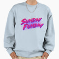 Sunday Funday Sweatshirt - Aesthetic Graphic for Adults