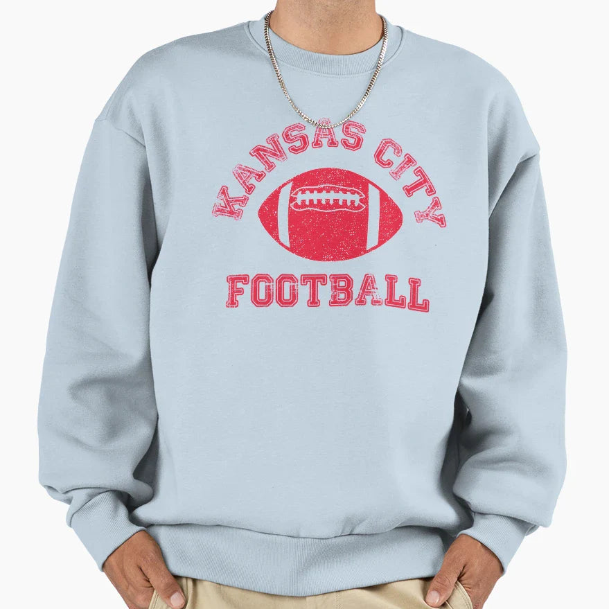 Kansas City Distressed Pro Sweatshirt - Streetwear Style for Adults