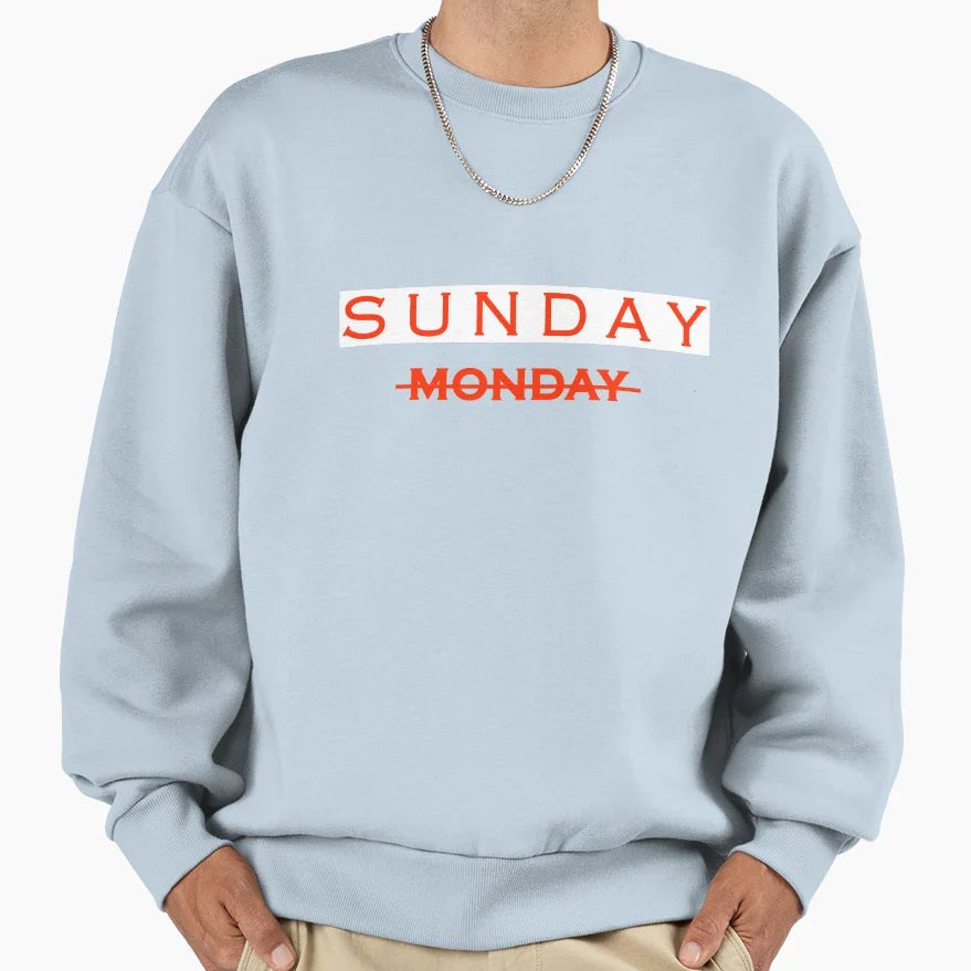 Sunday Sweatshirt - Streetwear Style Unisex