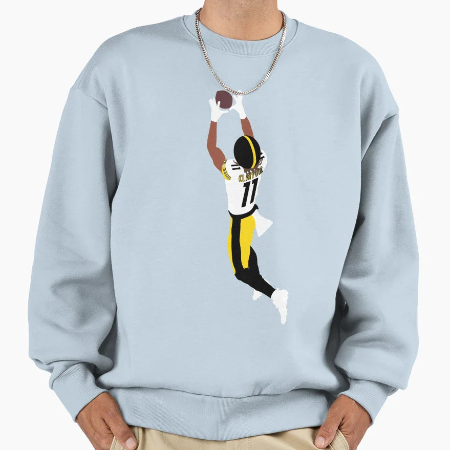 Chase Claypool Catch Sweatshirt - Fun Novelty Design Unisex
