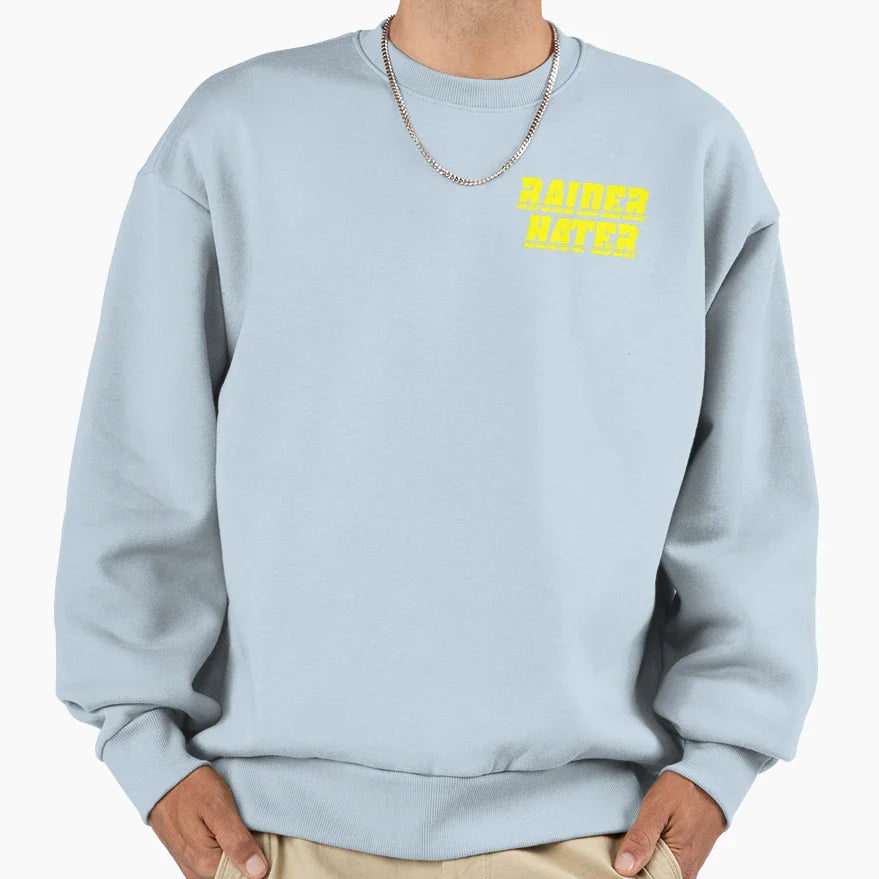 Raider Hater Bolts Sweatshirt - Custom Art Print Unisex