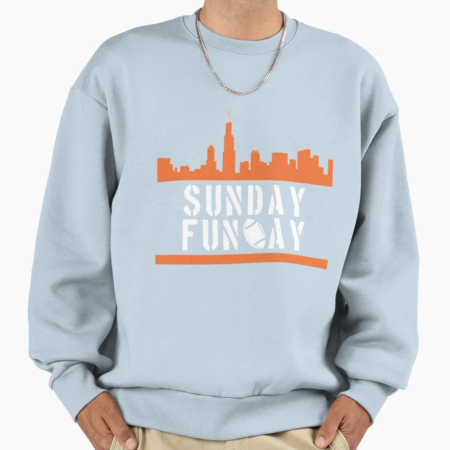Sunday Funday Sweatshirt - Novelty Apparel for Adults