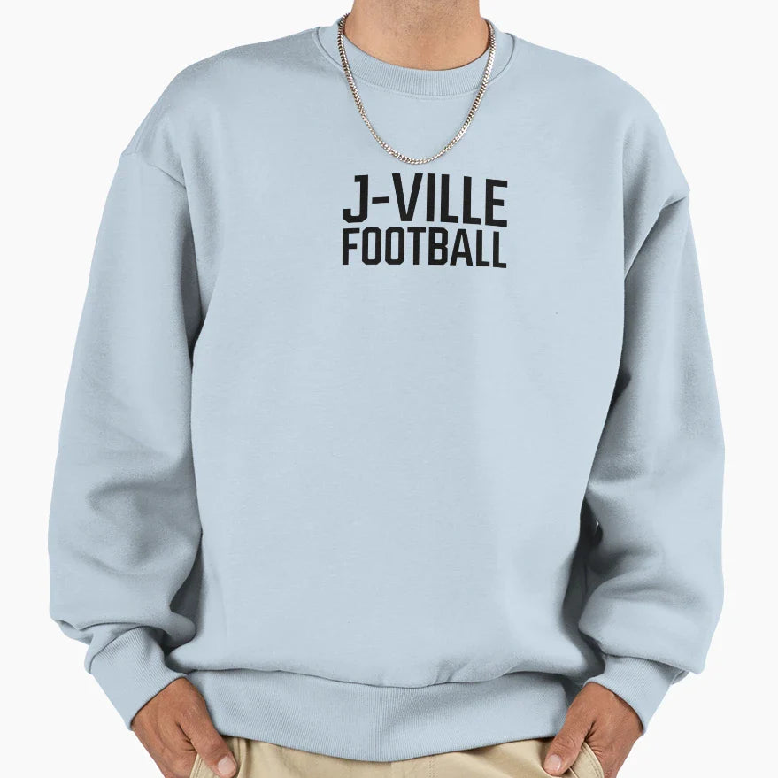 J Ville Football Sweatshirt - Unique Graphic Men Women