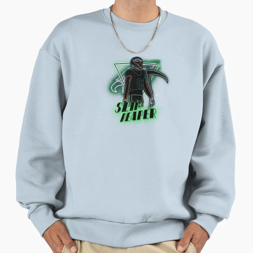 Slim Reaper Devonta Smith Sweatshirt - Unique Graphic Men Women