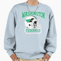 Washington Federals Helmet Sweatshirt - Fun Novelty Design for Adults