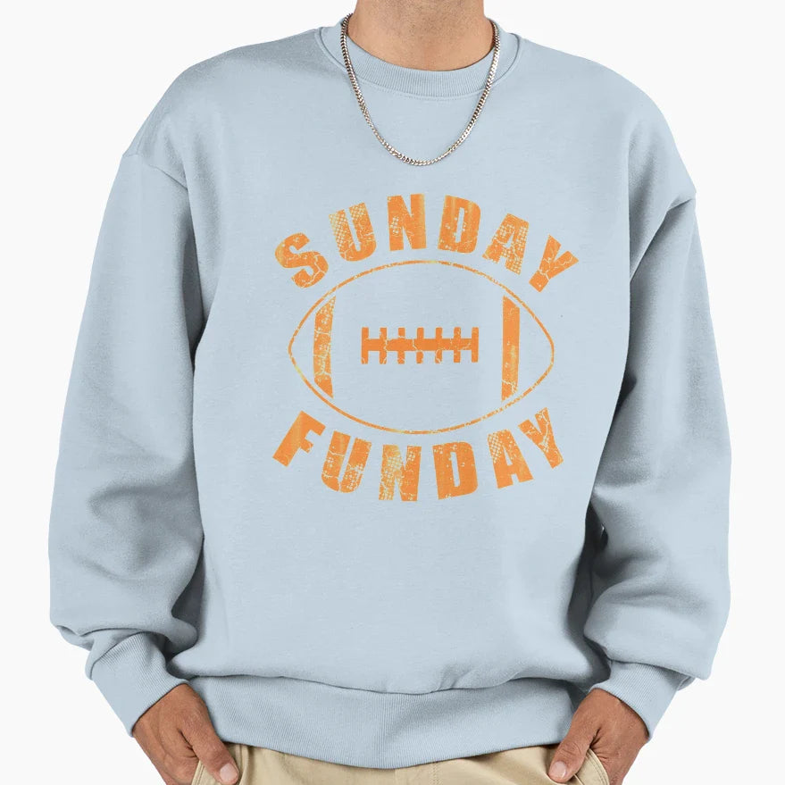 Sunday Funday Football Sweatshirt - Streetwear Style for Adults