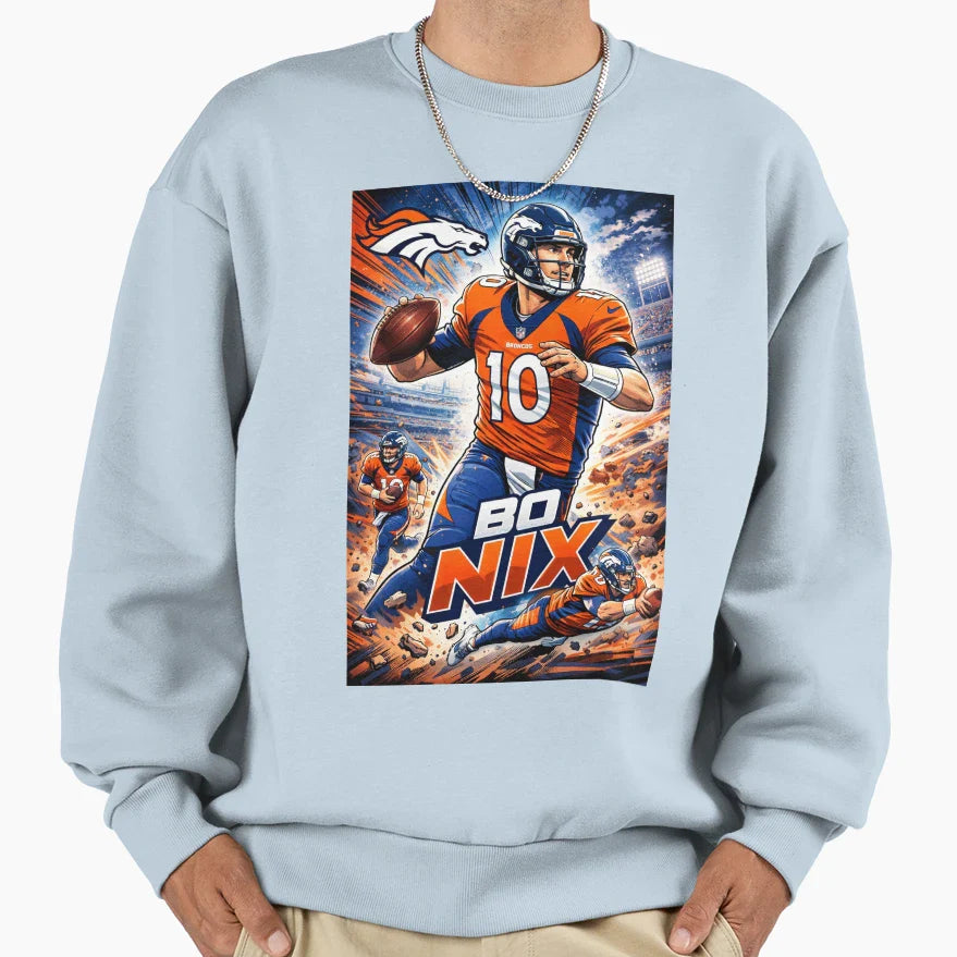 Bo Nix Move Sweatshirt - Trendy Graphic Men Women