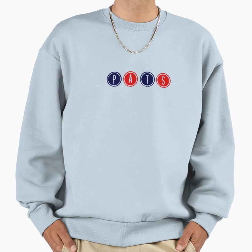 Pats Sweatshirt - Minimalist Print Men Women