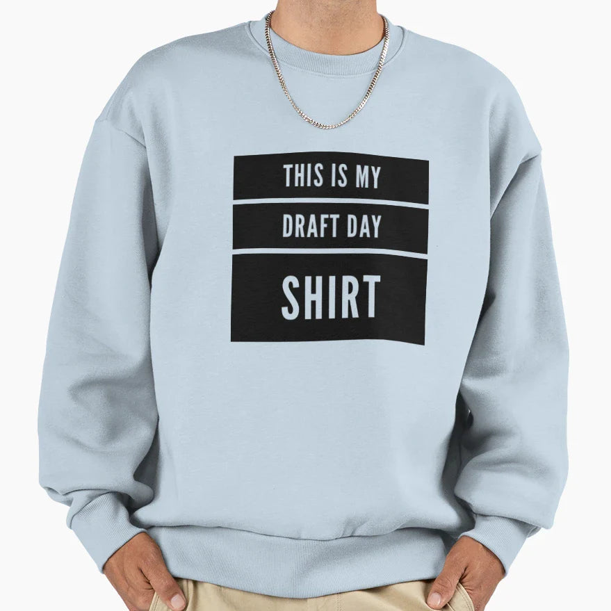 This Is My Draft Day T-Shirt - Unique Graphic for Adults