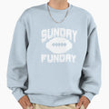 Sunday Funday Football Tailgate Party Sweatshirt - Trendy Graphic Men Women