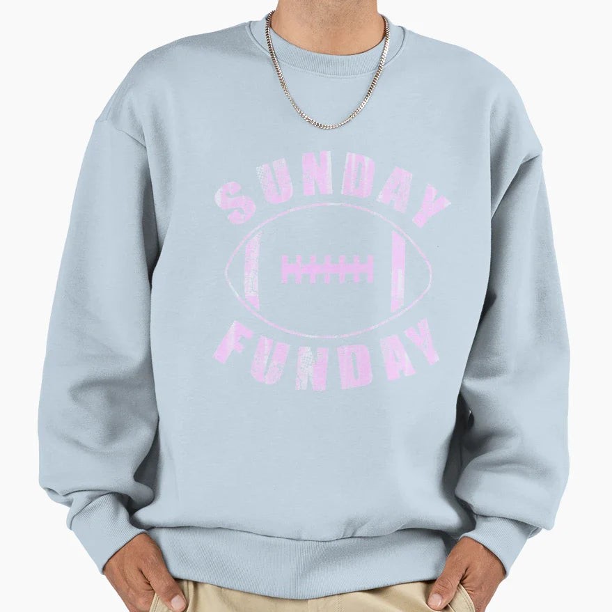 Sunday Funday Football Sweatshirt - Novelty Apparel Unisex