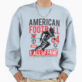American Football Sweatshirt - Minimalist Print Unisex