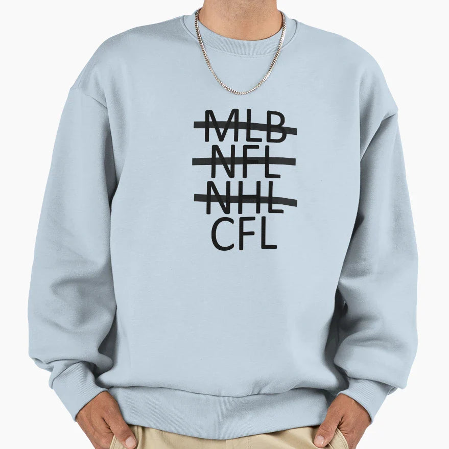 Cfl Canadian Football League Sweatshirt - Streetwear Style Unisex