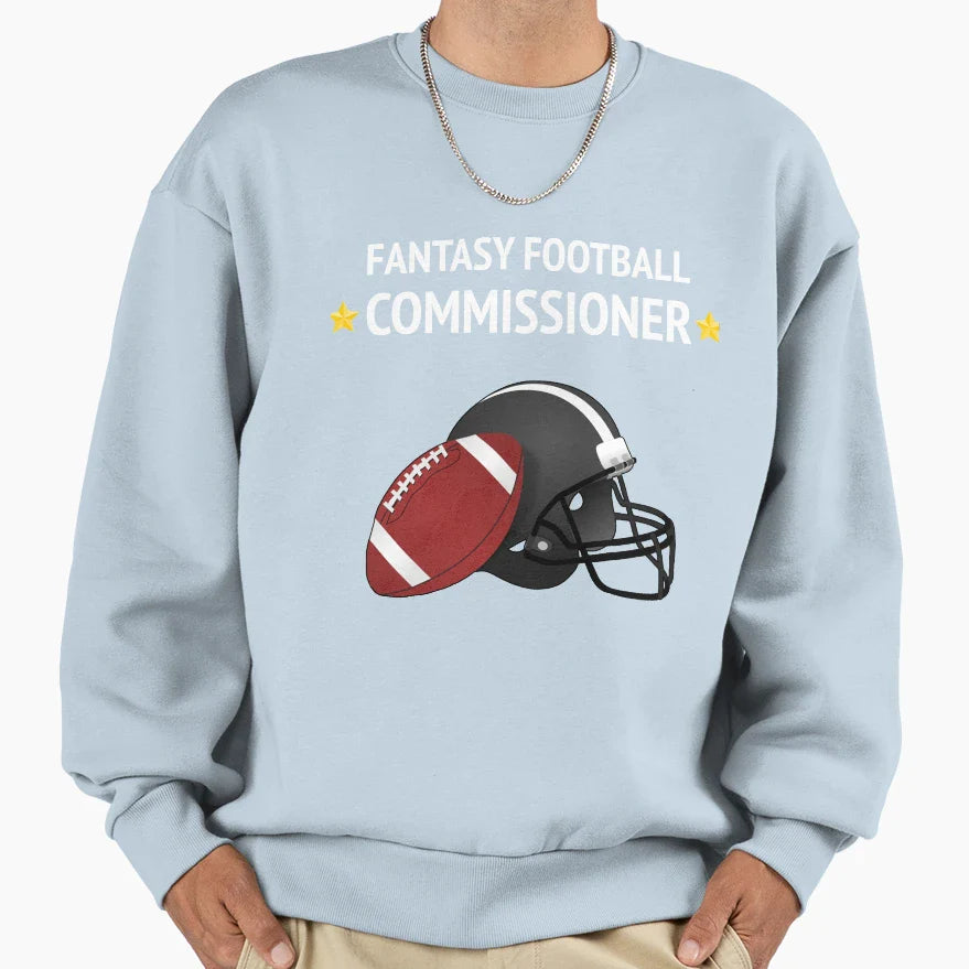 Fantasy Football Commissioner Sweatshirt - Aesthetic Graphic Men Women
