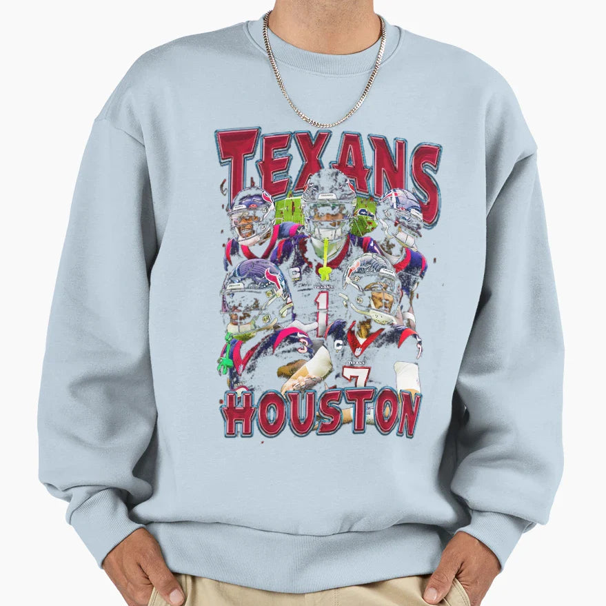 Houston Team Sweatshirt - Novelty Apparel for Adults