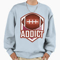 Football Addict Football Lovers Gifts Sweatshirt - Trendy Graphic Unisex