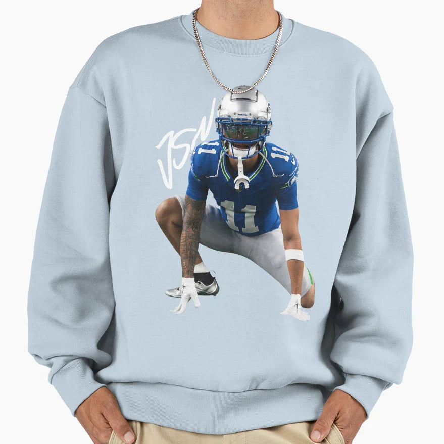 Jaxon Smith Njigba Seattle Seahawks Sweatshirt - Novelty Apparel Unisex