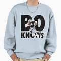 Bo Running To Play Baseball Sweatshirt - Fun Novelty Design Men Women