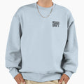 Rough Draft Black Badge Sweatshirt - Minimalist Print Unisex