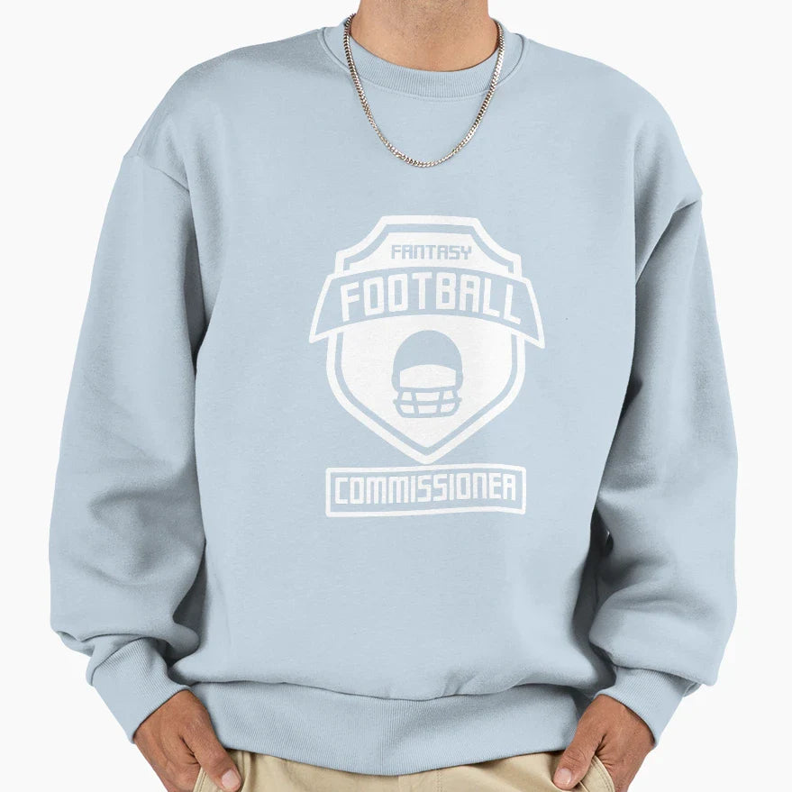 Fantasy Football Commissioner Sweatshirt - Minimalist Print Unisex