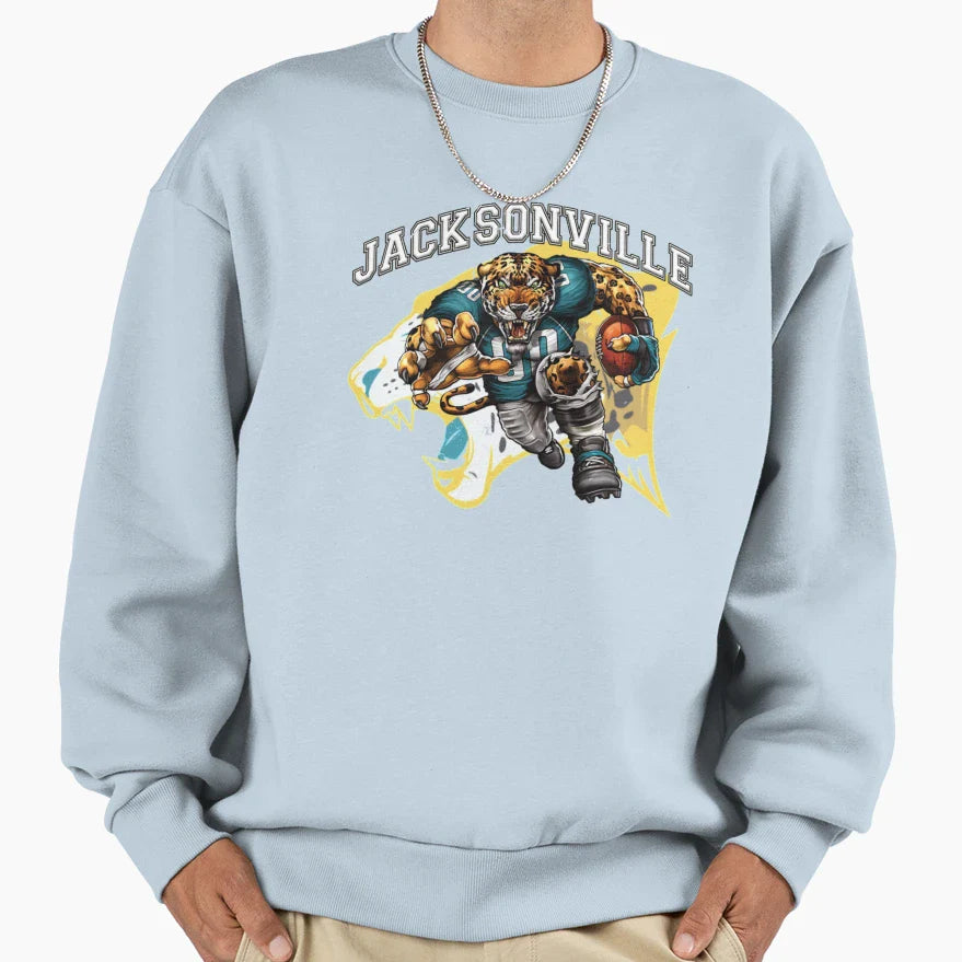 Jacksonville Football Detroit Sweatshirt - Fun Novelty Design Unisex