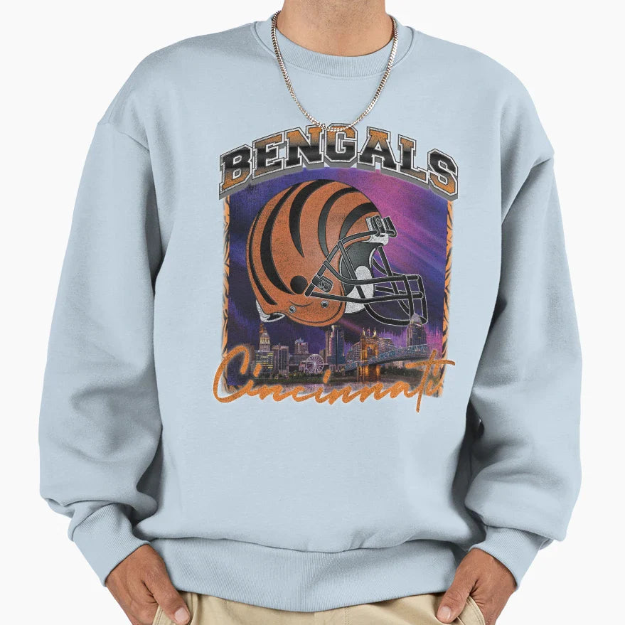 Who Dey Sweatshirt - Graphic Print Men Women