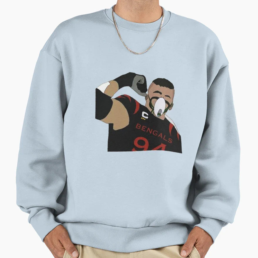 Sam Hubbard 99 Yard Touchdown Sweatshirt - Unique Graphic for Adults