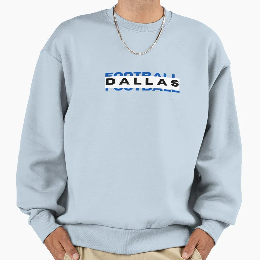 Dallas Football Sweatshirt - Aesthetic Graphic Unisex